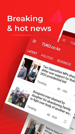 Kenya News Tuko Hot amp Breaking News Free App mod screenshots 1