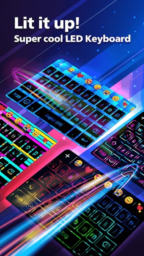 LED NEON Keyboard – Colorful lighting RGB emoji mod screenshots 1