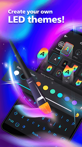 LED NEON Keyboard – Colorful lighting RGB emoji mod screenshots 2