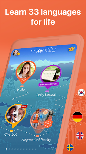 Learn 33 Languages Free – Mondly mod screenshots 2