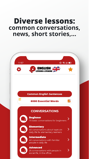Learn English – Listening and Speaking mod screenshots 3