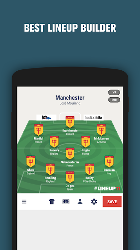 Lineup11- Football Line-up mod screenshots 2
