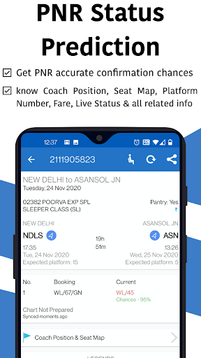 Live Train amp Indian Rail Status – Locate My Train mod screenshots 3