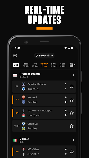 LiveScore Live Sports Scores mod screenshots 1
