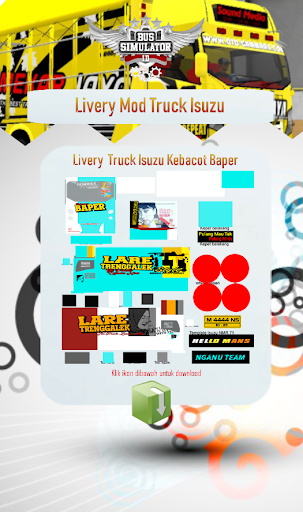 Livery Mod Truck Isuzu NMR71 mod screenshots 3