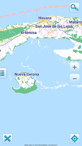 Map of Cuba offline mod screenshots 1