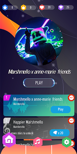 Marshmello Piano Tiles DJ mod screenshots 1