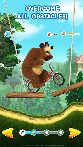 Masha and the Bear Climb Racing and Car Games mod screenshots 3