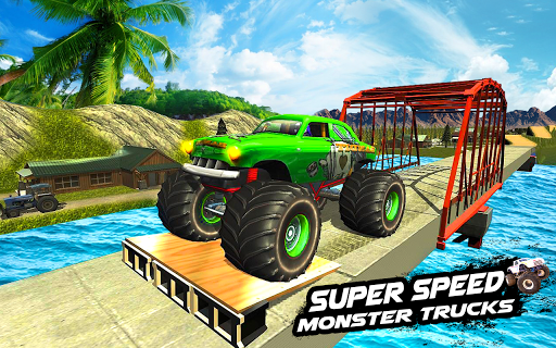Mega Ramp Monster Truck Racing Games mod screenshots 1