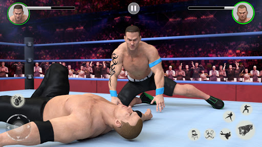 Men Tag Team Wrestling Games Fighting Ring Stars mod screenshots 1