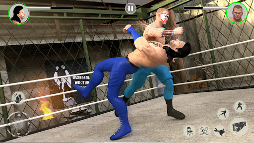Men Tag Team Wrestling Games Fighting Ring Stars mod screenshots 3