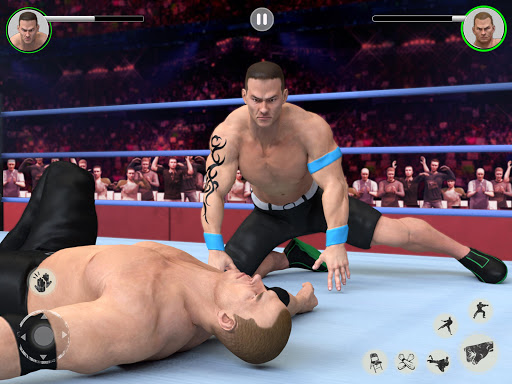 Men Tag Team Wrestling Games Fighting Ring Stars mod screenshots 5