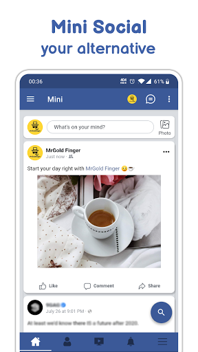 Mini for Facebook – Mini Social mod screenshots 1