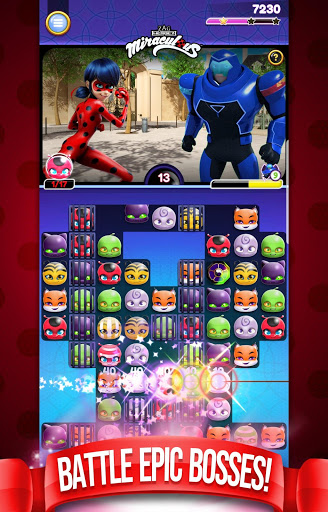 Miraculous Crush A Ladybug amp Cat Noir Match 3 mod screenshots 2