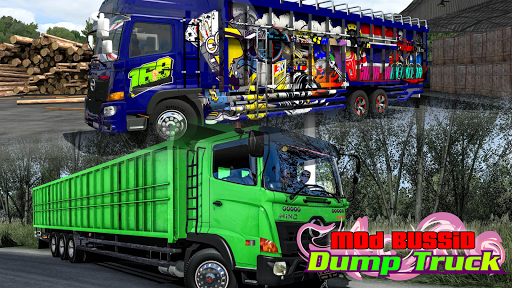 Mod BUSSID Dump Truck mod screenshots 1