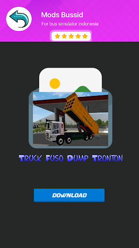 Mod BUSSID Dump Truck mod screenshots 4