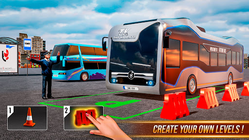 Modern Bus Simulator New Parking Games Bus Games mod screenshots 2