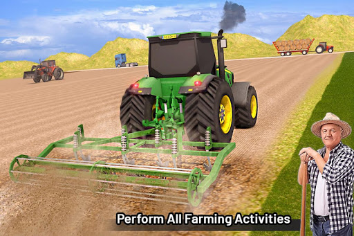 Modern Farming Simulation Tractor amp Drone Farming mod screenshots 3