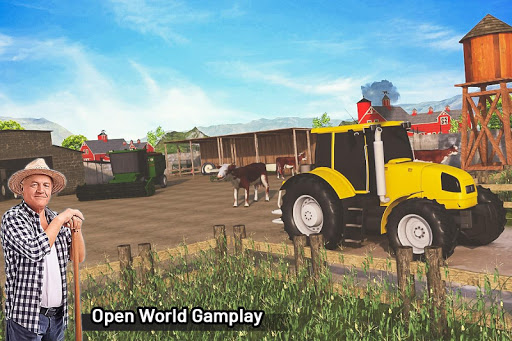 Modern Farming Simulation Tractor amp Drone Farming mod screenshots 4