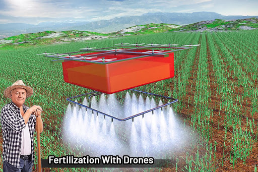 Modern Farming Simulation Tractor amp Drone Farming mod screenshots 5