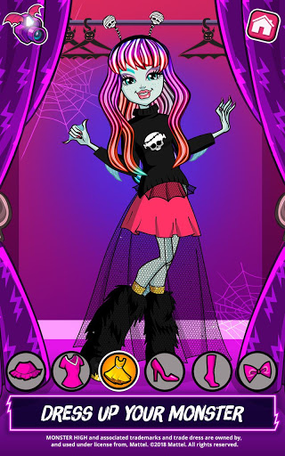 Monster High Beauty Shop Fangtastic Fashion Game mod screenshots 1