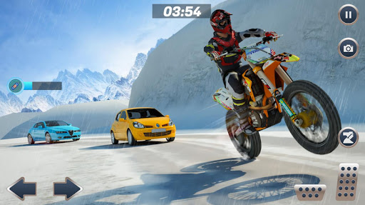 Mountain Bike Snow Moto Racing mod screenshots 2