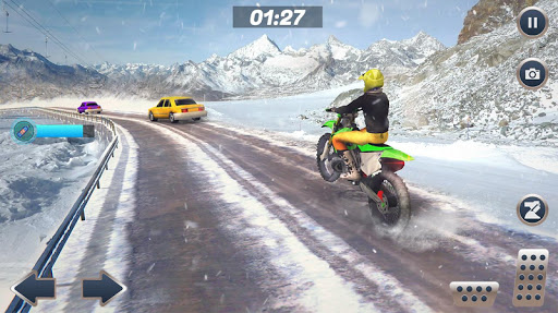 Mountain Bike Snow Moto Racing mod screenshots 5