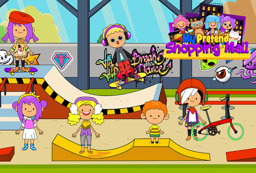 My Pretend Mall – Kids Shopping Center Town Games mod screenshots 1