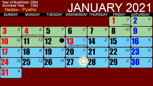 Myanmar Calendar 100 Years 2021 Version mod screenshots 3