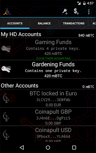 Mycelium Bitcoin Wallet mod screenshots 2