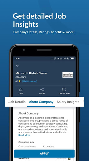 Naukri.com Job Search App Search jobs on the go mod screenshots 2