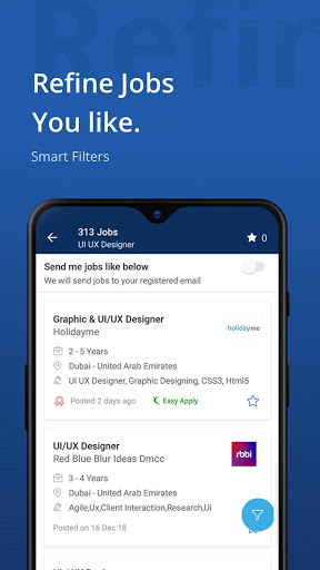 Naukrigulf- Career amp Job Search App in Dubai Gulf mod screenshots 3