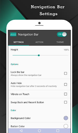 Navigation Bar Back Home Recent Button mod screenshots 2
