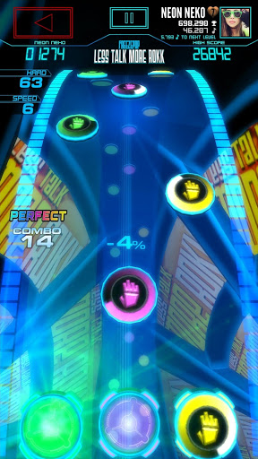 Neon FM Arcade Rhythm Game mod screenshots 1