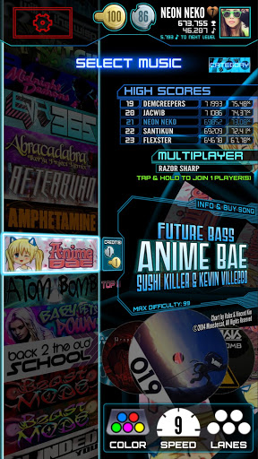Neon FM Arcade Rhythm Game mod screenshots 4