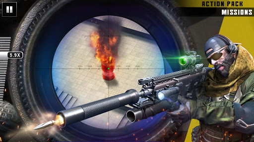 New Sniper Shooter Free Offline 3D Shooting Games mod screenshots 1