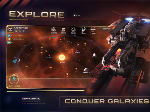 Nova Empire Space Commander Battles in Galaxy War mod screenshots 3