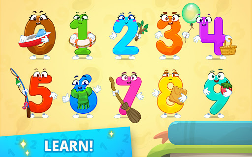 Numbers for kids – learn to count 123 games mod screenshots 1