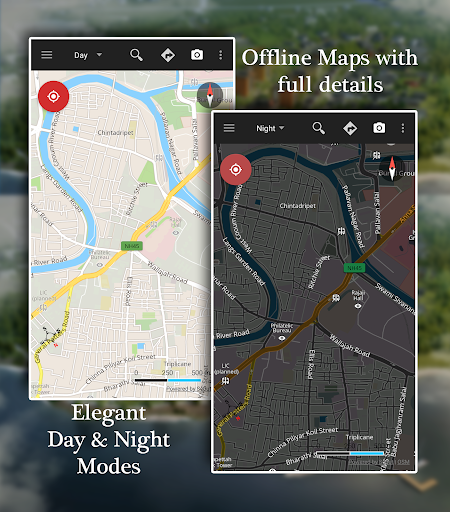 Offline Map Navigation – Live GPS Locate Explore mod screenshots 1