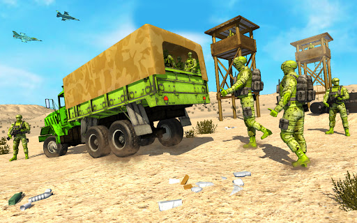 Offroad US Army Prisoner Transport Criminal Games mod screenshots 2