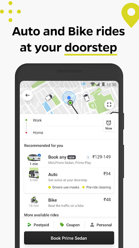 Ola Safe and affordable rides mod screenshots 2