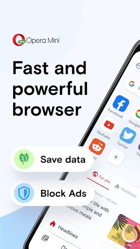 Opera Mini – fast web browser mod screenshots 1