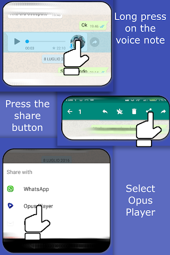 Opus Player – WhatsApp Audio Search and Organize mod screenshots 2