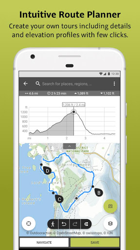 Outdooractive Hiking amp Biking Trails GPS amp Maps mod screenshots 3
