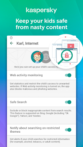 Parental Control amp Kids GPS Kaspersky SafeKids mod screenshots 2