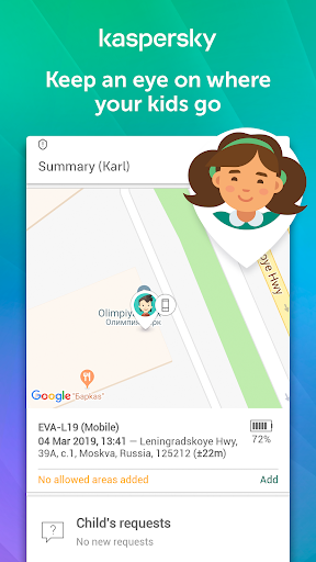 Parental Control amp Kids GPS Kaspersky SafeKids mod screenshots 3