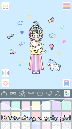 Pastel Girl Dress Up Game mod screenshots 2