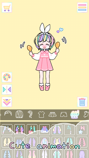 Pastel Girl Dress Up Game mod screenshots 4