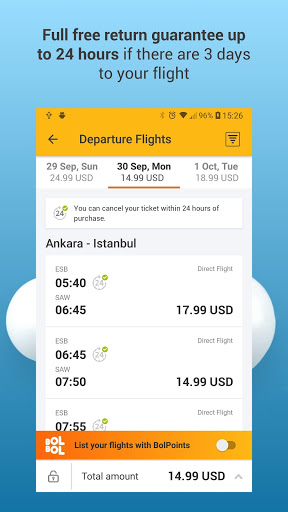 Pegasus Airlines Cheap Flight Tickets Booking App mod screenshots 4