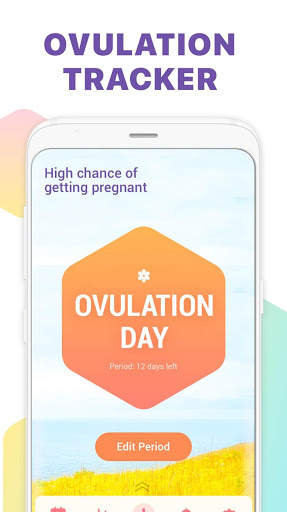 Period Tracker Ovulation Calendar amp Fertility app mod screenshots 2
